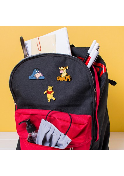 Tiger Winie Ted 3 Lü Ahşap Mini Rozet