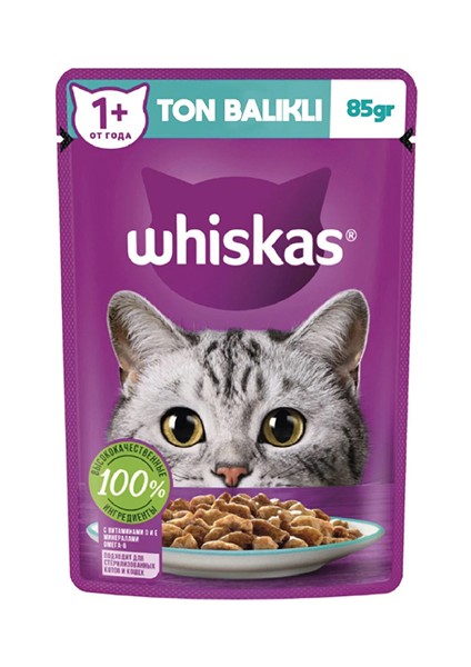 Ton Balıklı Yetişkin Kedi Konservesi Pouch 12X85 gr