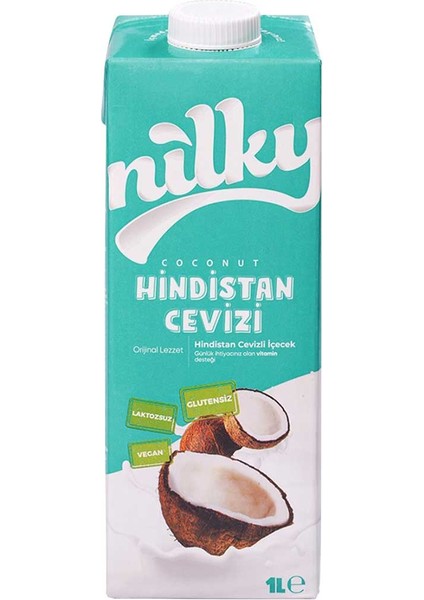 Hindistan Cevizli Vegan Içecek 1 Lt