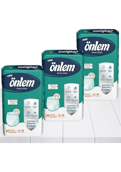 Emici Külot M Boy 30'lu 3 Adet