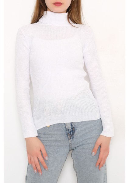 Balıkçı Yaka Body Beyaz - 7656.1319.
