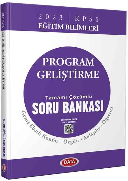 KPSS Eğitim Bilimleri Program Geliştirme Tamamı Çözümlü Soru Bankası