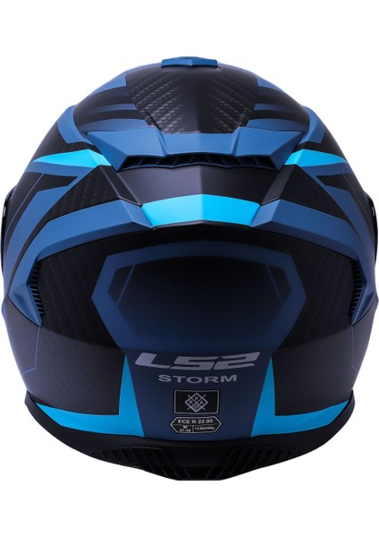 Storm Racer Mat Mavi Kask Siyah Cam indirimleri