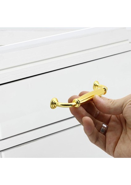 Mobilya Mutfak Dolabı Çekmece Dolap Kapak Kulpu Kulbu Altın 128 mm Metal Kulp
