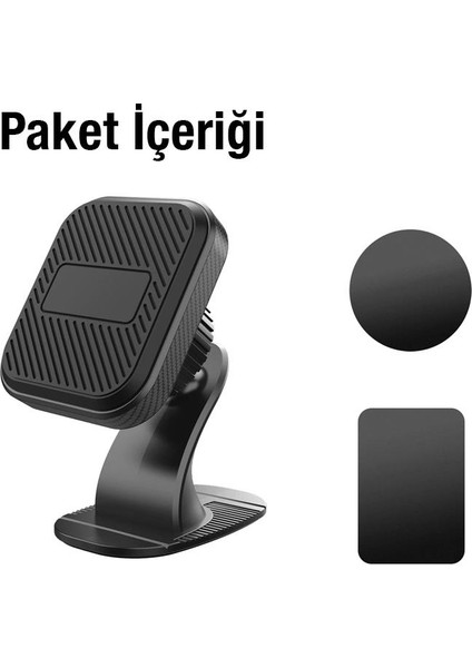 Güçlü Mıknatıslı 360 Dönebilen Araç Tutucu Araç Içi Telefon Tutucu Manyetik Kare Telefon Tutucu indirimleri