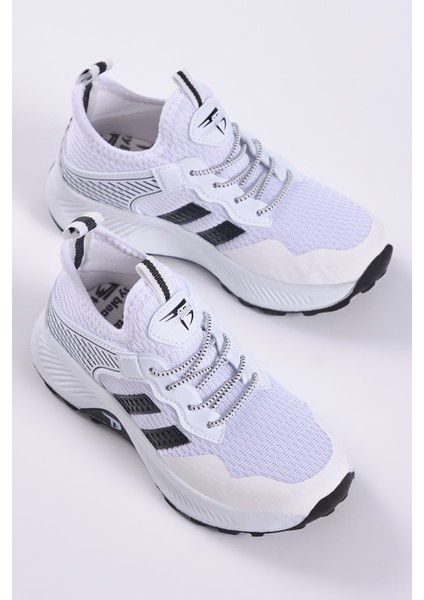 Çocuk Unisex Beyaz Siyah Rahat Kalıp Nefes Alabilen Kumaş Bağcıklı Sneaker10 modelleri