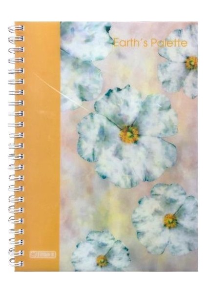 Earth's Palette A4 Pp Kapak Spiralli Defter 160 Yp. Kareli - 3 Adet