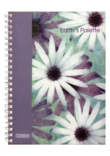 Earth's Palette A4 Pp Kapak Spiralli Defter 160 Yp. Kareli - 3 Adet