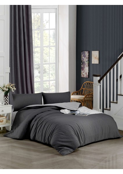 Kolay Ütü 180X200 Çift Kişilik Nevresim Takımı (Gri Lastikli Çarşaf+Yorgan Kılıfı+Yastık Kılıfı) modelleri