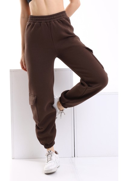 Yüksek Bel Eşofman Altı Jogger Kargo Cepli 3 Iplik fiyatları