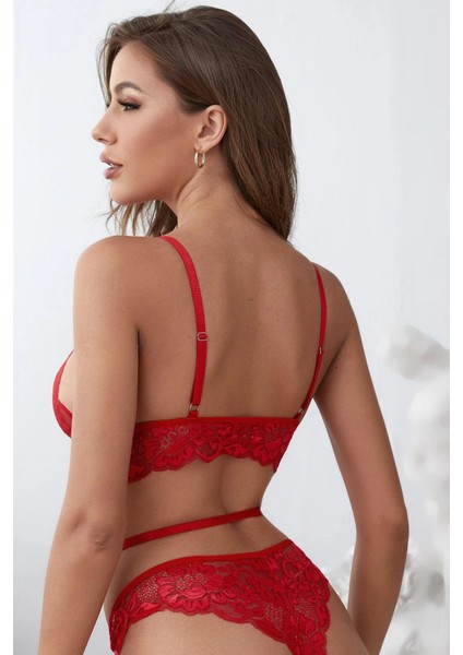 Kadın Dantel Şık Sütyen Külot Takımı - İç Çamaşırı Takımı - 285 fiyatları