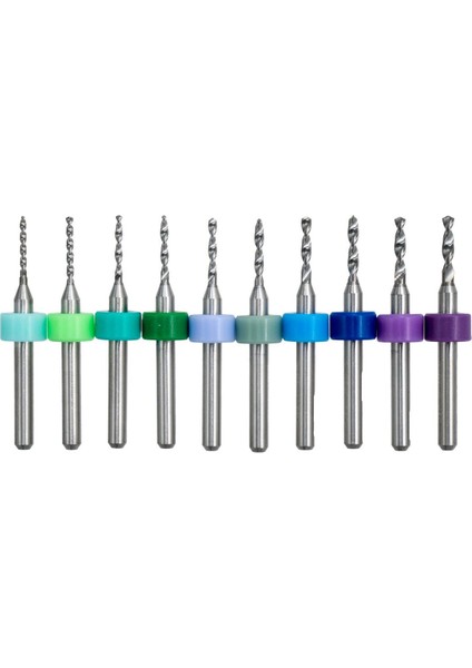 04101120 Mikro Matkap Ucu Seti 1.1 - 2.0 mm (10 Parça)