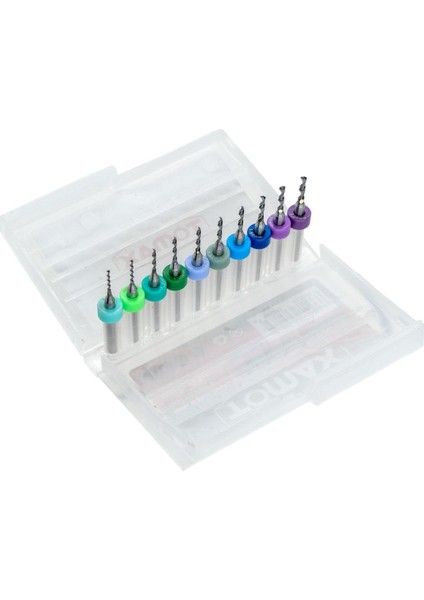 04101120 Mikro Matkap Ucu Seti 1.1 - 2.0 mm (10 Parça)