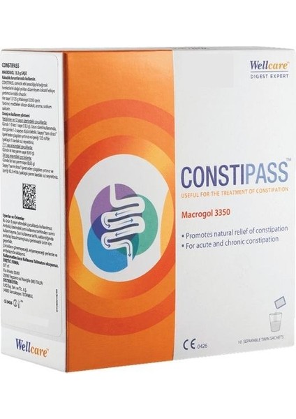 Consti Pass Macrogol 3350 Takviye Edici Gıda 10 Saşe