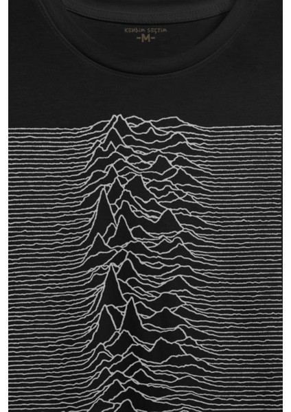 Ses Dalgası Müzik Joy Division Albüm Kapağı Çizgiler Baskılı Tişört T-Shirt fiyatları