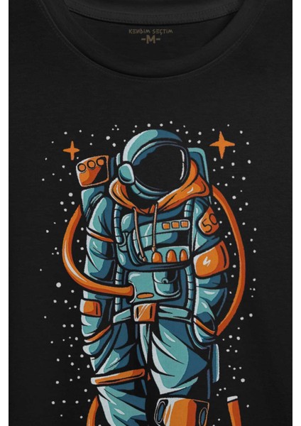 Uzayda Elleri Cebinde Astronot Cosmos Space Nasa Baskılı Tişört T-Shirt fiyatları