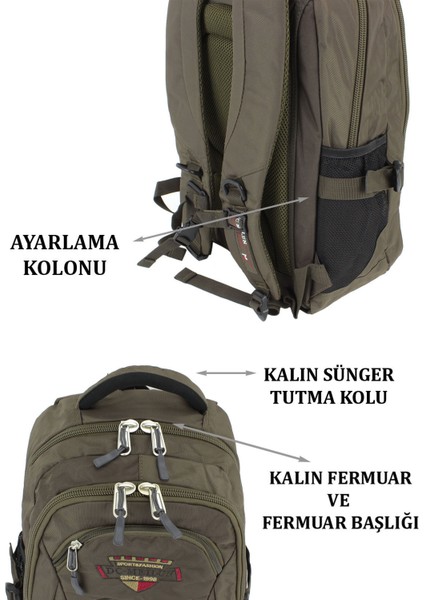 Dc Meilun Unisex Sırt Çanta Darbe Emici Sırt Desteği Laptop Bölmeli Su Geçirmez Kumaş indirimleri