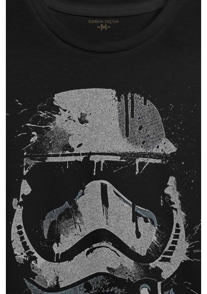 Star Wars Mask Gri Baskılı Tişört T-Shirt fiyatları