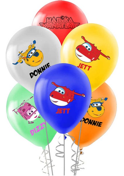 Harika Kanatlar Lisanslı Lateks Balon 10'lu