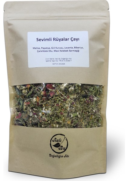 , Sakinleştirici, Yatıştırıcı Sevimli Rüyalar Bitki Çayı 150 Gr.
