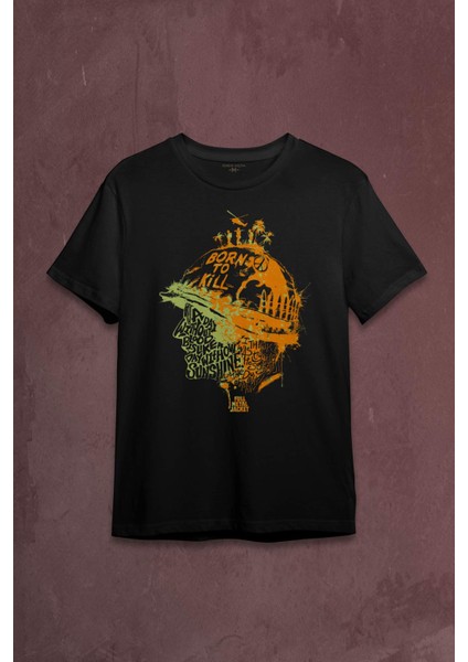 Stanley Kubrick Full Metal Jacket Filmi 1995 Orange Baskılı Tişört T-Shirt