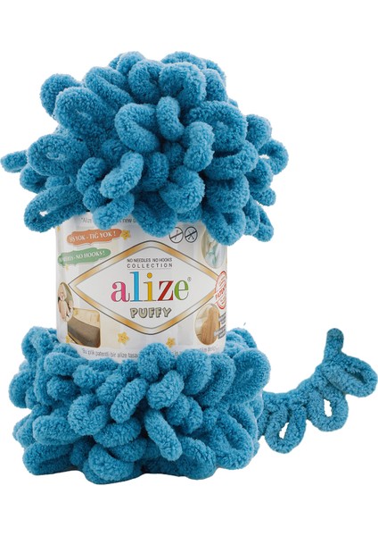 Puffy El Örgü Ipi (5 Li Paket) - 294-PETROL