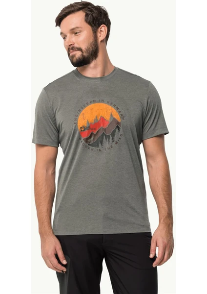 Jack Wolfskin Hiking S/s Erkek T-Shirt