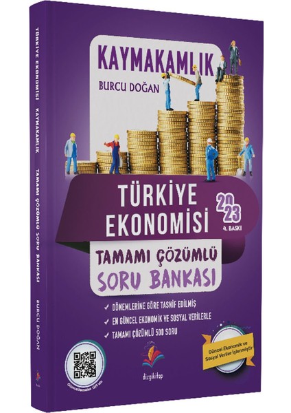 Dizgi Kitap 2023 Kaymakamlık Türkiye Ekonomisi Soru Bankası Çözümlü 4. Baskı