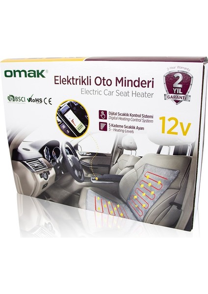 35X90 Elektrikli Oto Minderi Sırtlı Dijital Kumandalı 12V indirimleri