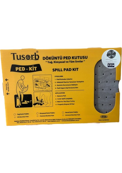 Semedis Döküntü Ped Kutusu Ped-Kit