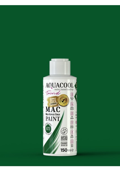 Trend Mac Boya 673 Yaprak Yeşili 150 Ml.