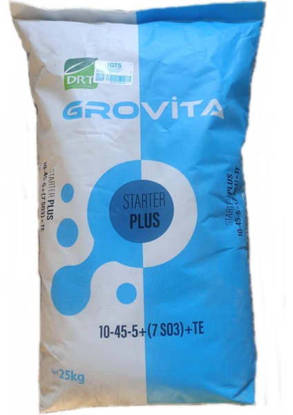 Grovita Starter (25 Kg) Mikrogranül Gübre