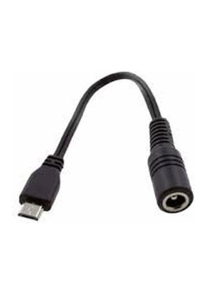 Adaptör Micro USB Çevirici 5.5 mm 2.5 mm Micro USB Çevirici 15 cm