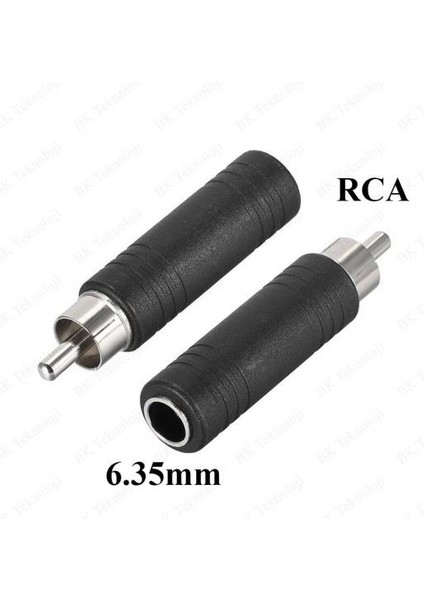 6.3 mm Dişi Erkek Rca Çevirici Amfi Jack Rca Çevirici fiyatları