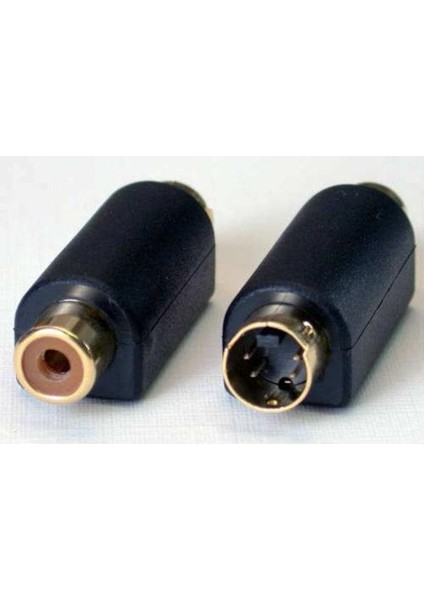 Rca Svideo Çevirici Rca S-Video Çevirici Rca Dişi Svideo Erkek 1 Adet Fiyatıdır