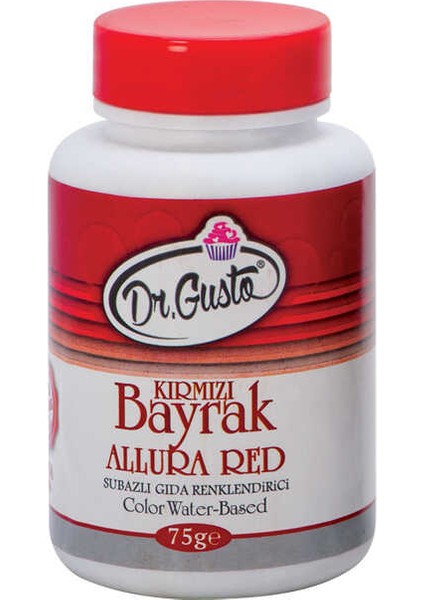 Gıda Boyası Su Bazlı Toz Kırmızı 75 gr