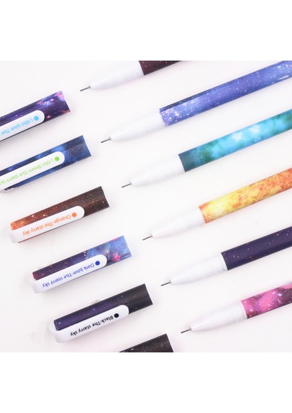Galaksi Renkli Jel 6 Lı Kalem Seti