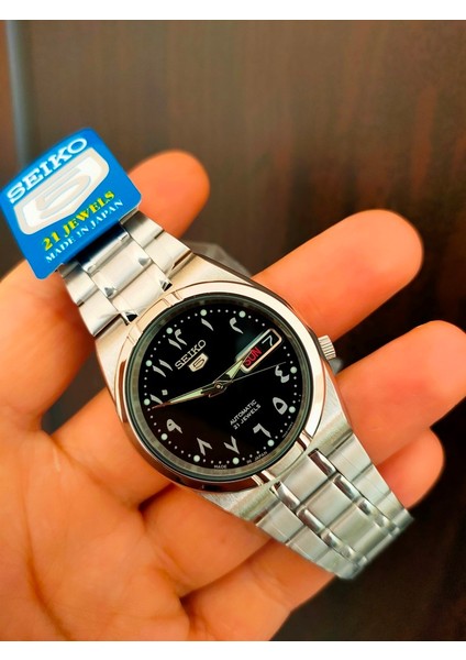 Seıko 5 Arapça Yazılı SNK063J5 Otomatik Erkek Kol Saati Made İn Japan fiyatları