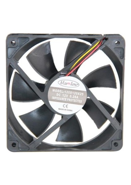 Marxlow 120X120X25 mm 12 Volt 3 Pin Fan