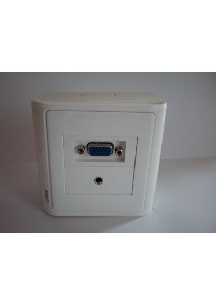 Sıva Üstü Vga+Audio Duvar Prizi