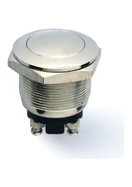 "181" 19 mm Metal Bombeli Push Buton