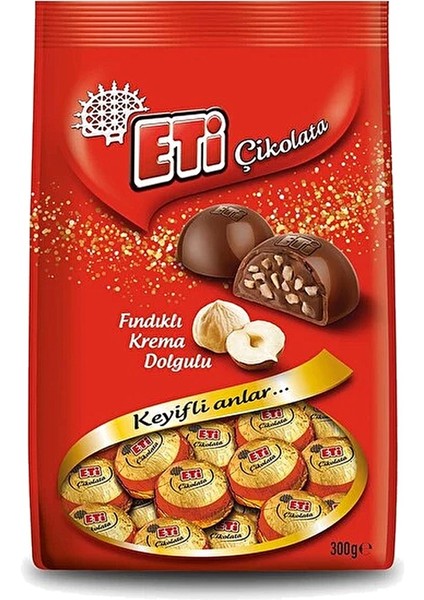 Çikolata Fındık Krema Dolgulu 300 gr
