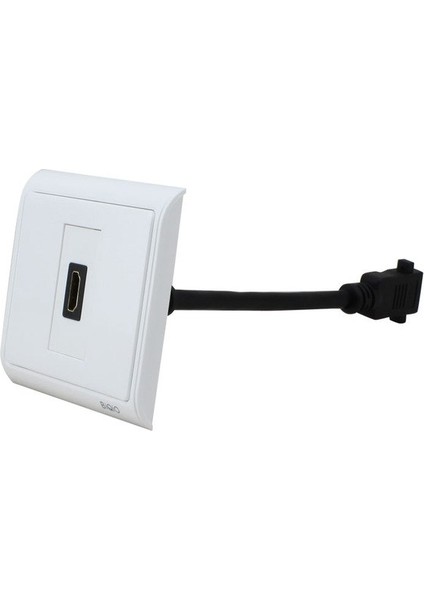 Sıva Üstü HDMI Duvar Prizi - Kablolu