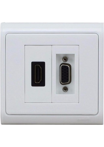 Sıva Altı Hdmı+Vga Dişi - Dişi Duvar Prizi fırsatları