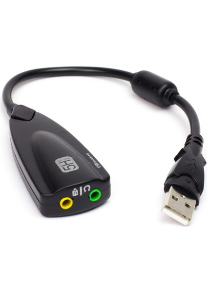 USB 2.0 Kaliteli Ses Kartı - Kablolu