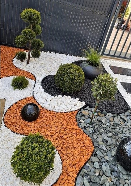 Beyaz Dolomit Taşı - Bahçe Süsü, Saksı, Teraryum ve Akvaryum Dekorasyonu Için Dekoratif Dere Çakılı 25 kg 2-4 cm modelleri