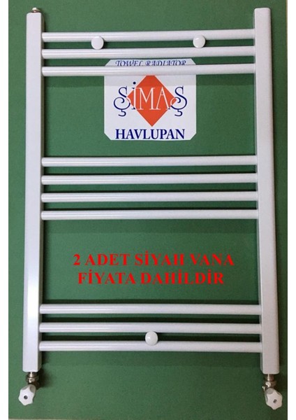 600X800 Beyaz Havlupan + 2 Adet Beyaz Vanalı