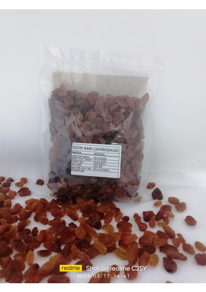 Üzüm Sarı Çekirdeksiz 250 gr fiyatları