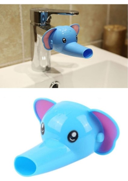 Sevimli Fil Tasarımlı Lavabo Bataryası Uzatması