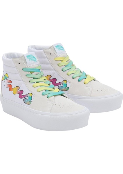 Spring Fade Sk8-Hi Platform 2.0 Beyaz Sneaker10